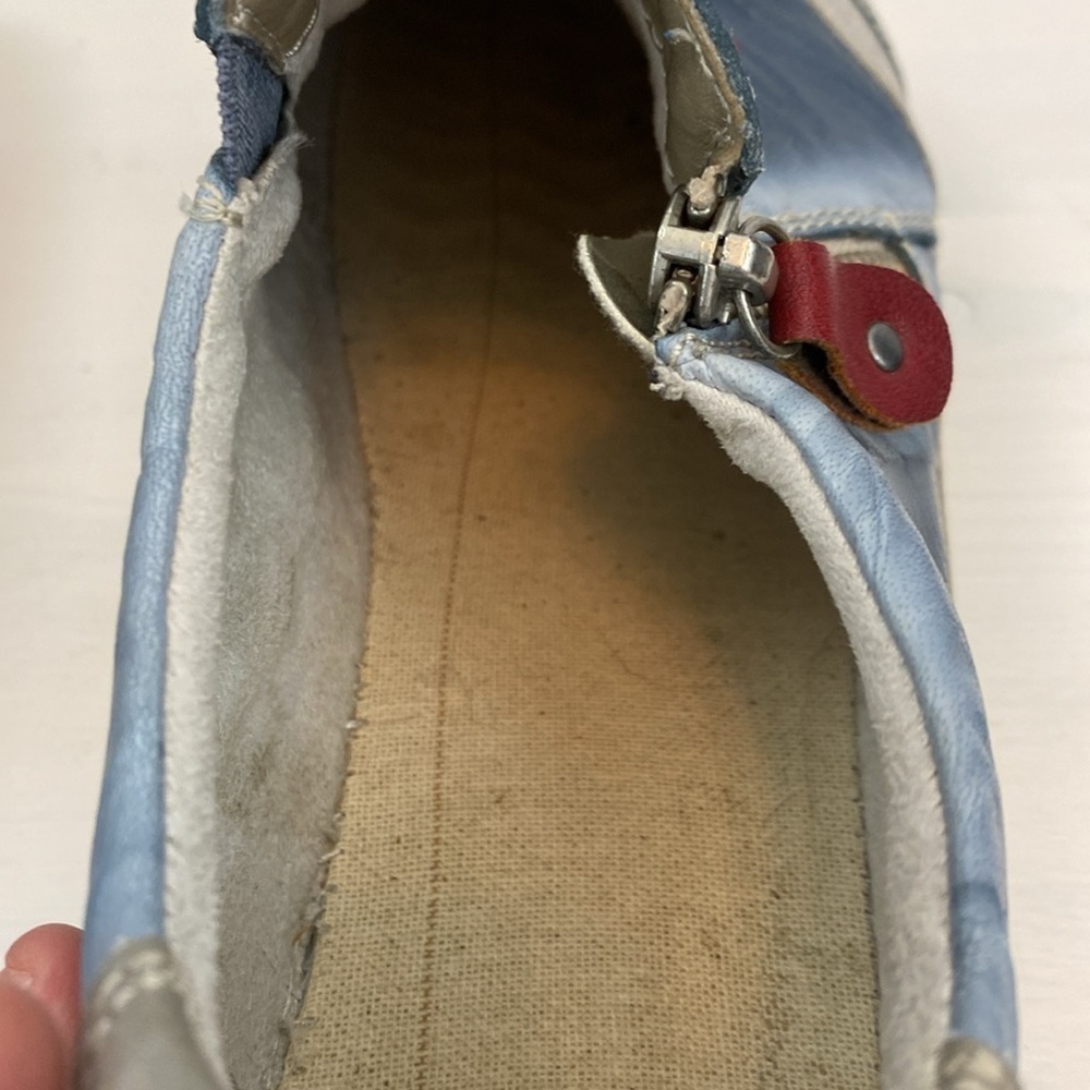 EUC Remonte Leather Blue Shoe Low Rise - Picture 10 of 11